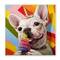 Stupell Industries Rainbow French Bulldog Unicorn with Ice Cream Wall Art